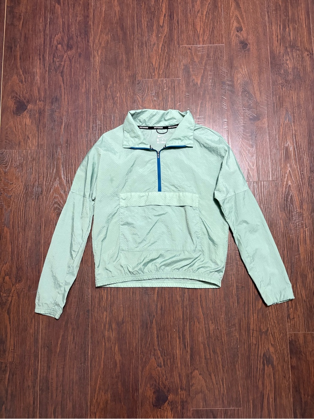 Nike Mint Green Jacket with Blue Zipper